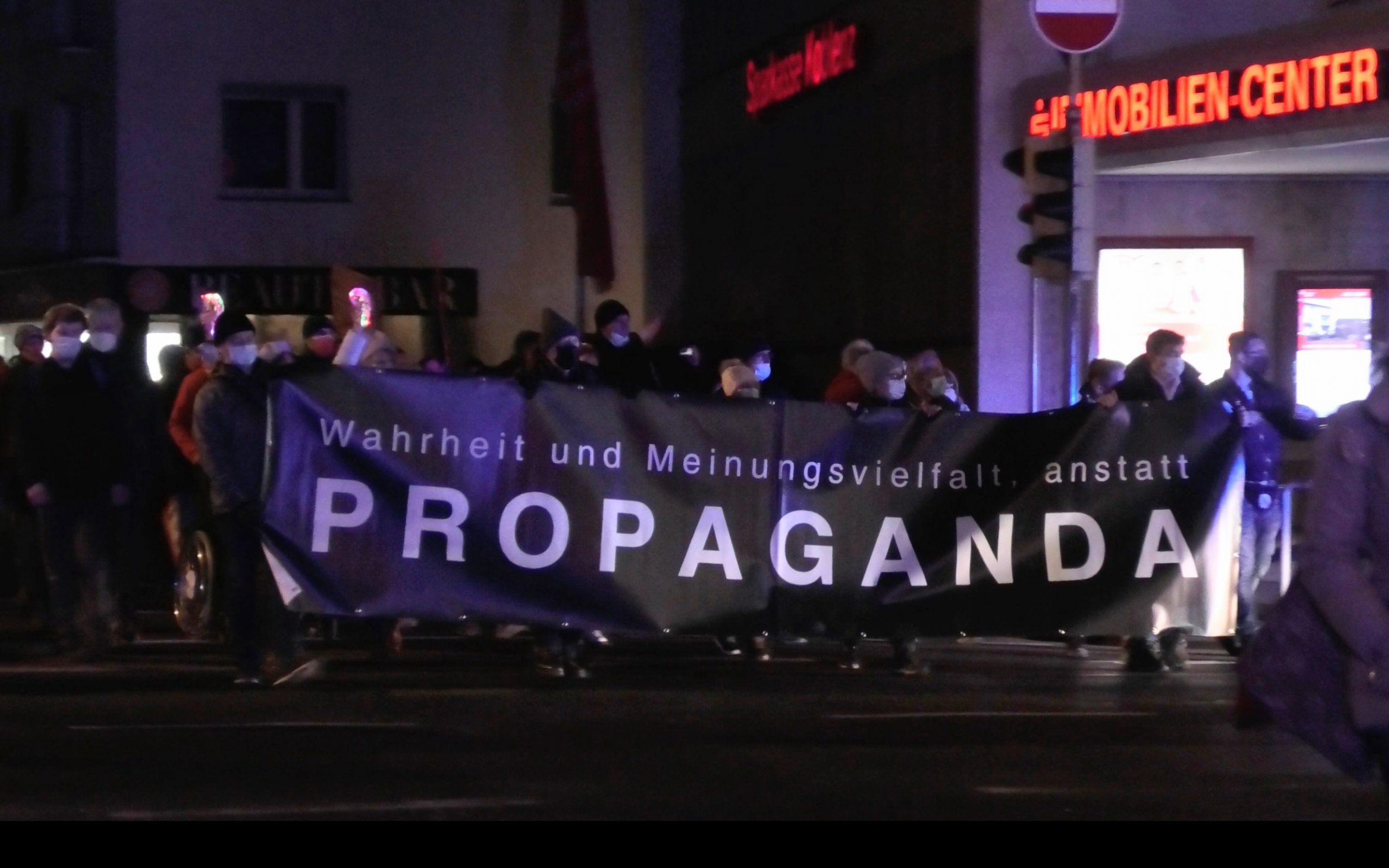 Corona-Demonstration in Koblenz am 12.2.2022